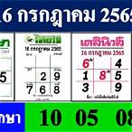 เช็คหวยไทยรัฐ 16/7/65